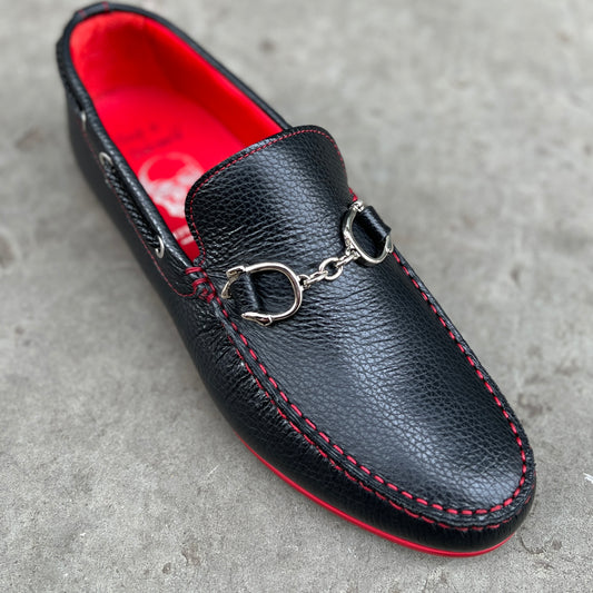 Jeffery West "The Limelight" Loafer Grain Black