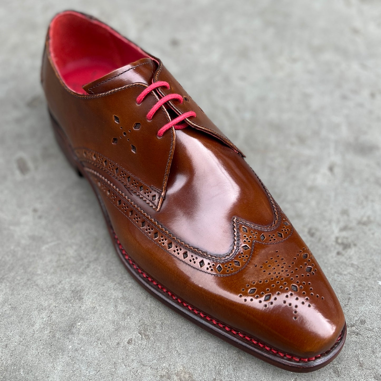 Jeffery West "Foxy" Hendrix Brogue Etam Polished Leather