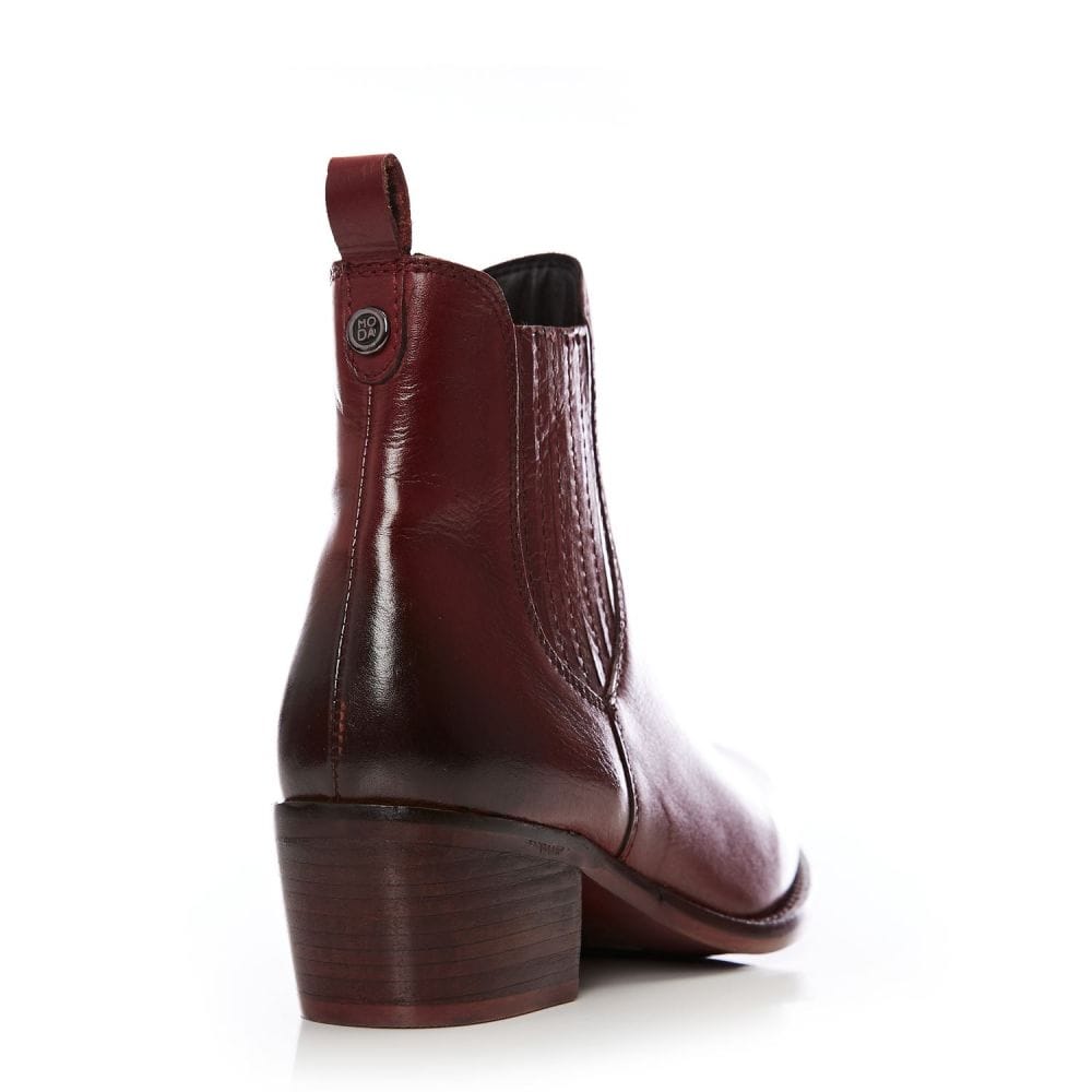 Moda In Pelle Red Leather Chelsea Boot Only 3 and 8 left